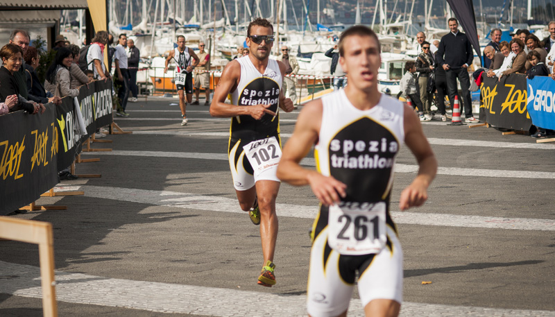 Arrivo - Triathlon di Lerici 2012